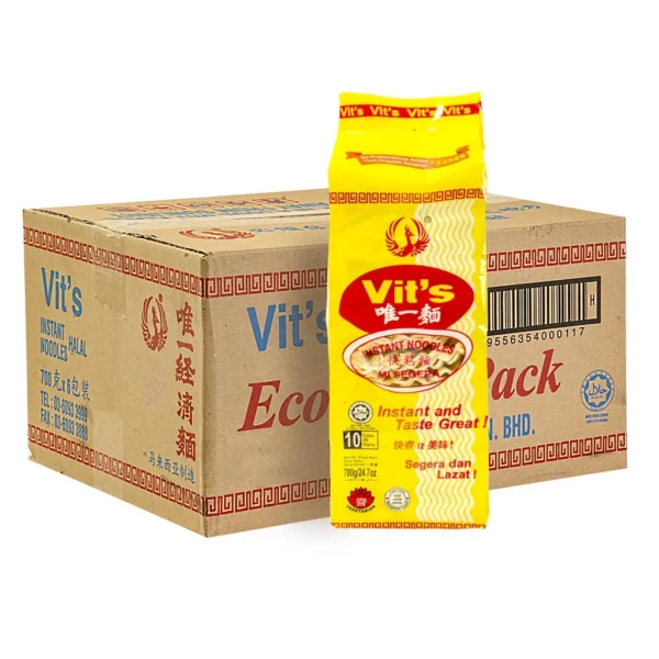 Carton Vit's Instant Noodles Economy Pack 700g x 6 Packs Per Carton