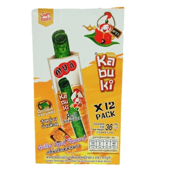 Kabuki Roll Grilled Seaweed 3g x 12packs
