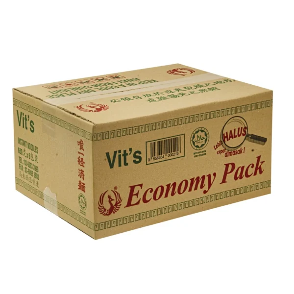 Vit's Instant Noodles Economy Slim 650g x 6 Packs Per Carton