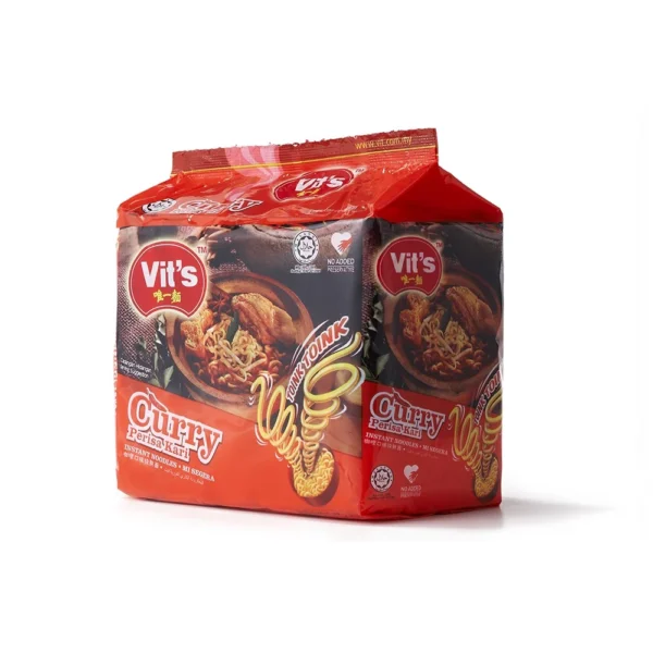 10 Carton Vit's Instant Noodles Curry Flavour (78g x 6 Packs Each)