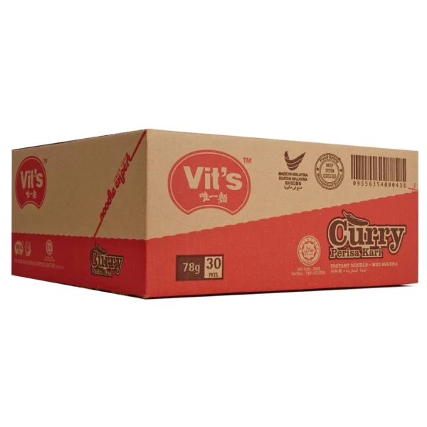 10 Carton Vit's Instant Noodles Curry Flavour (78g x 6 Packs Each)